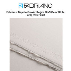 Fabriano - Fabriano Tiepolo Gravür Kağıdı 70x100cm White 290g 10lu Paket