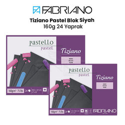 Fabriano Tiziano Pastel Blok Siyah 160g 24 Yaprak - Thumbnail