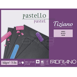 Fabriano Tiziano Pastel Blok Siyah 160g 24 Yaprak - Thumbnail