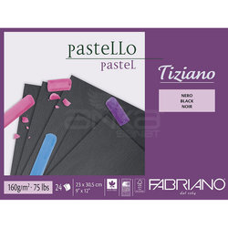 Fabriano Tiziano Pastel Blok Siyah 160g 24 Yaprak - Thumbnail