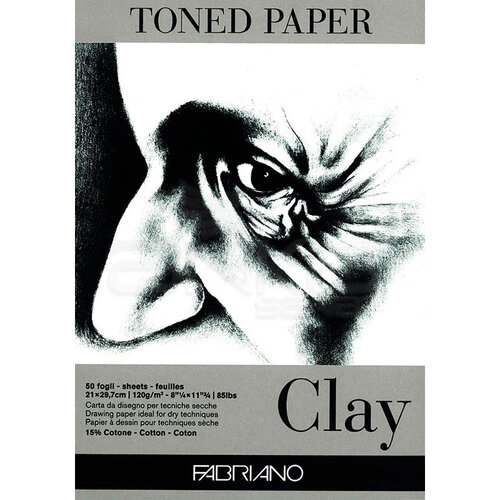 Fabriano Toned Paper Çizim Defteri 120g 50 Yaprak 21x29.7cm Clay