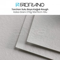 Fabriano - Fabriano Torchon Sulu Boya Kağıdı Rough Kaba Grenli 270g 50x70cm 10lu
