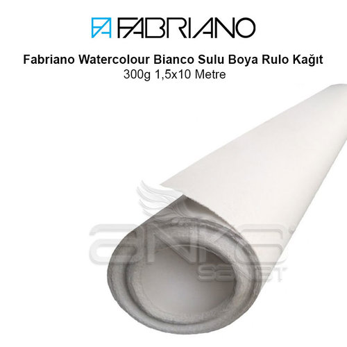 Fabriano Watercolour Bianco Rulo Sulu Boya Kağıdı 300g 1,5x10 Metre