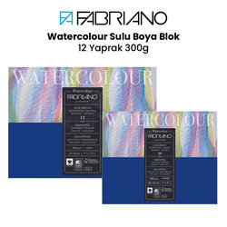 Fabriano - Fabriano Watercolour Sulu Boya Blok 12 Yaprak 300g