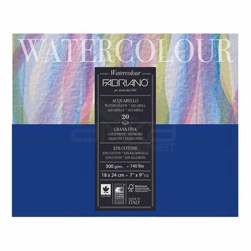 Fabriano Watercolour Sulu Boya Blok 12 Yaprak 300g