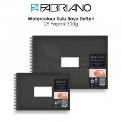 Fabriano - Fabriano Watercolour Sulu Boya Defteri 25 Yaprak 300g