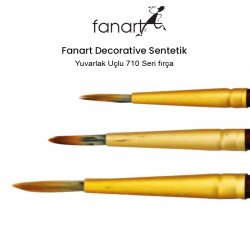 Fanart - Fanart 710 Seri Yuvarlak Uçlu fırça