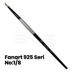 Fanart 925 Seri Kesik Yuvarlak (Geyik Ayağı) Uçlu Fırça - Thumbnail