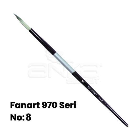 Fanart 970 Seri Yuvarlak Uçlu Fırça