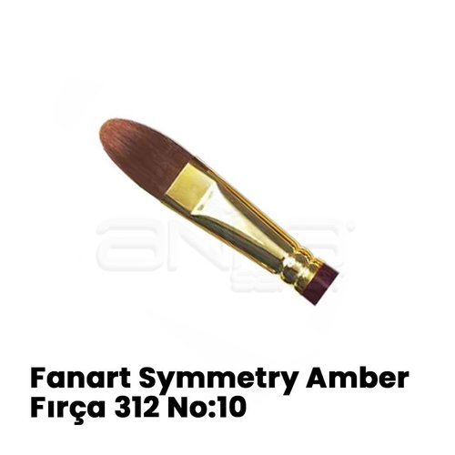 Fanart Symmetry Amber Kedi Dili Sentetik Fırça 312