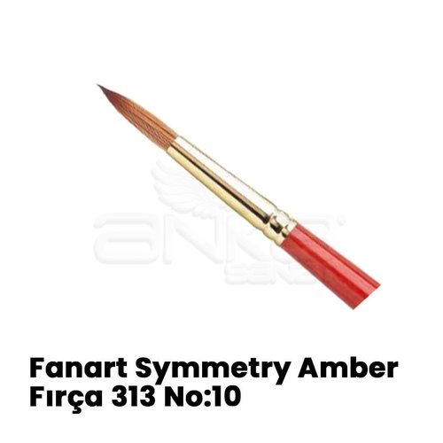 Fanart Symmetry Amber Yuvarlak Uçlu Sentetik Fırça 313