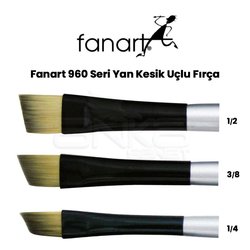 Fanart 960 Seri Yan Kesik Uçlu Fırça - Thumbnail