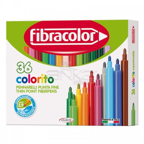 Fibracolor Colorito Keçeli Kalem Seti 36 Renk