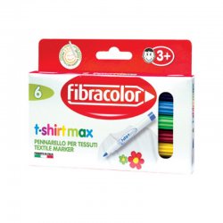 Fibracolor - Fibracolor T-Shirt Marker 6 Renk