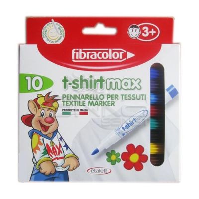 Fibracolor T-shirtmax Tekstil Kalemi Set 10lu
