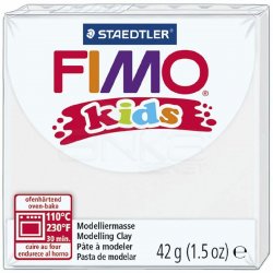 Fimo - Fimo Kids Polimer Kil 42g No:0 Beyaz