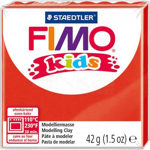 Fimo Kids Polimer Kil 42g No:2 Kırmızı - 2 Kırmızı