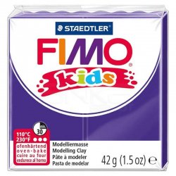 Fimo - Fimo Kids Polimer Kil 42g No:6 Mor Menekşe