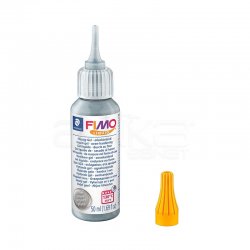 Fimo - Fimo Liquid Gel Gümüş 50ml 8050-81 (1)