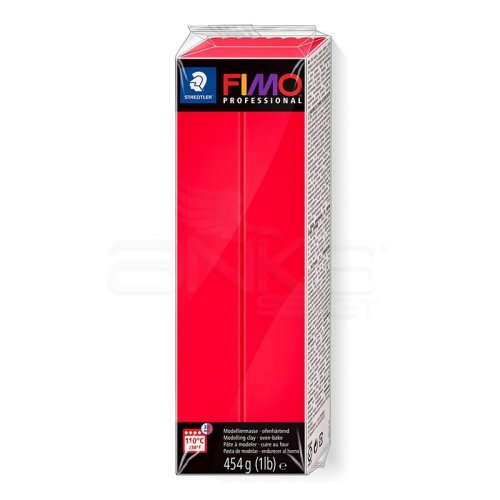 Fimo Professional Polimer Kil 454g No:200 True Red - 200 True Red