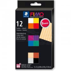 Fimo Professional Polimer Kil Seti 12 Parça Basic 8043 C12-1 - Thumbnail