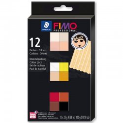 Fimo - Fimo Professional Polimer Kil Seti 12 Parça Doll Art 8073 C12-1