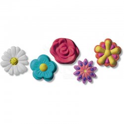 Fimo - Fimo Silikon Desen Kalıbı Çiçekler 8725 22 (1)