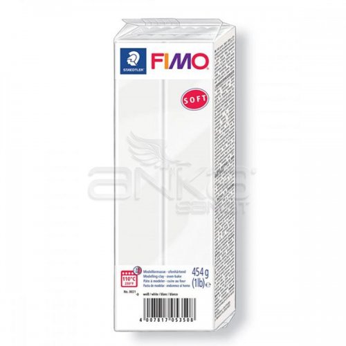 Fimo Soft Polimer Kil 454g 0 White - 0 White
