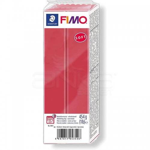 Fimo Soft Polimer Kil 454g No:26 Cherry Red - 26 Cherry Red