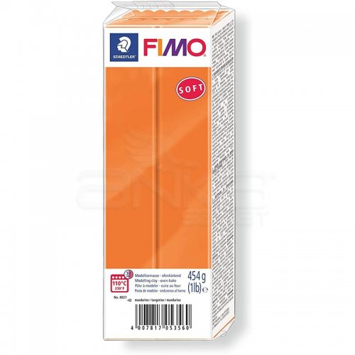 Fimo Soft Polimer Kil 454g No:42 Mandarine