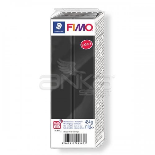 Fimo Soft Polimer Kil 454g No:9 Black - 9 Black