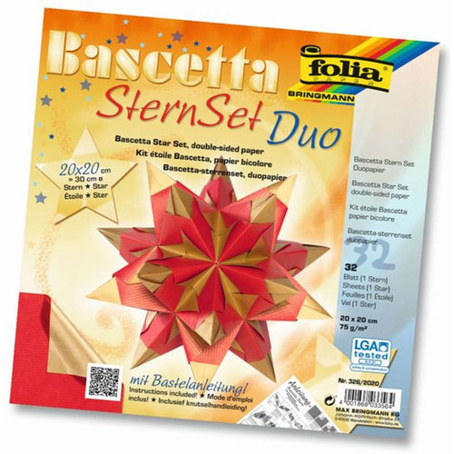 Folia Bascetta Star Kit Çift Yüzeyli 20x20cm