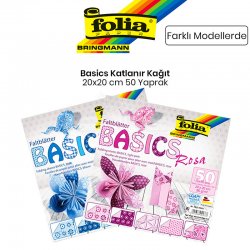 Folia Basics Katlanır Kağıt 20x20cm - Thumbnail