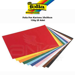 Folia - Folia Fon Kartonu 35x50cm 130g 25 Adet