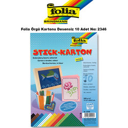 Folia - Folia Örgü Kartonu Desensiz 10 Adet No: 2346