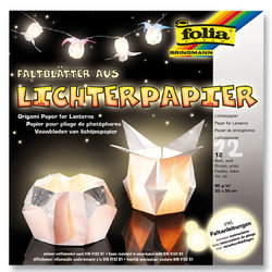 Folia - Folia Origami Fener Kağıdı 30x30cm Tabakası Beyaz 80g No:42300 (1)