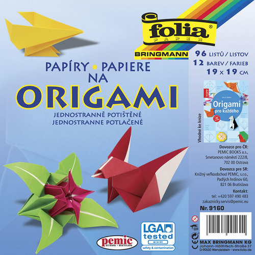 Folia Origami Kağıdı 19x19cm 96 Adet 80g No: 9160