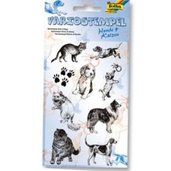 Folia - Folia Silikon Stamp Baskı Kedi&Köpek-30111