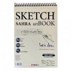 Folix Art Sahra Sketch Book Spiralli Çizim Defteri 90g 50 YP - Thumbnail