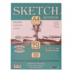 Folix Art Sketch Book Çizim Defteri 90g 50 YP - Thumbnail