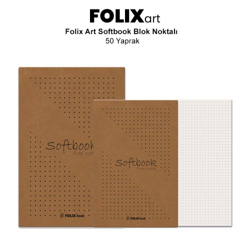 Folix Art Softbook Blok Noktalı 50 Yaprak