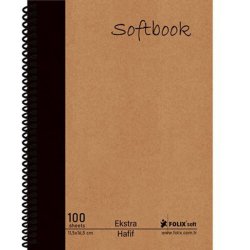 Folix - Folix Art Softbook Sert Kapak Ekstra Hafif Blok 100 Yaprak 12x17cm (1)