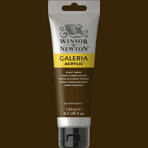 Galeria 120ml Akrilik Boya 076 Burnt Umber - 076 Burnt Umber