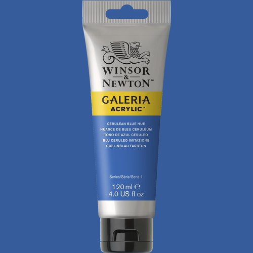 Galeria 120ml Akrilik Boya 138 Cerulean Blue Hue - 138 Cerulean Blue Hue