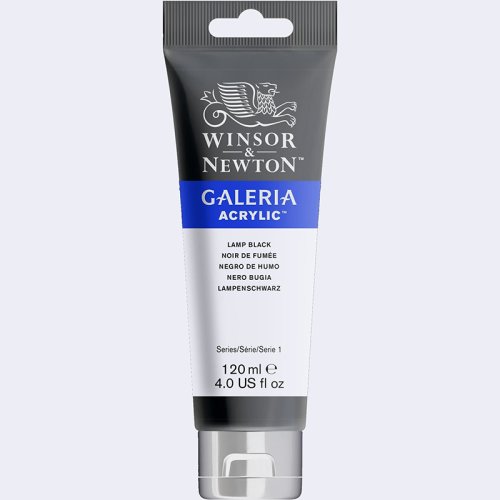 Galeria 120ml Akrilik Boya 337 Lamp Black - 337 Lamp Black