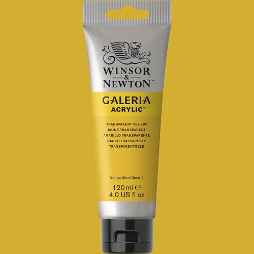 Galeria 120ml Akrilik Boya 653 Transparent Yellow - 653 Transparent Yellow