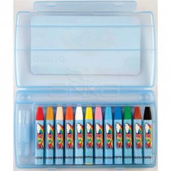 Giotto - Giotto Big Rainbow - Plastik Kutulu Yağlı Pastel Boya 12 Renk – 295100 (1)