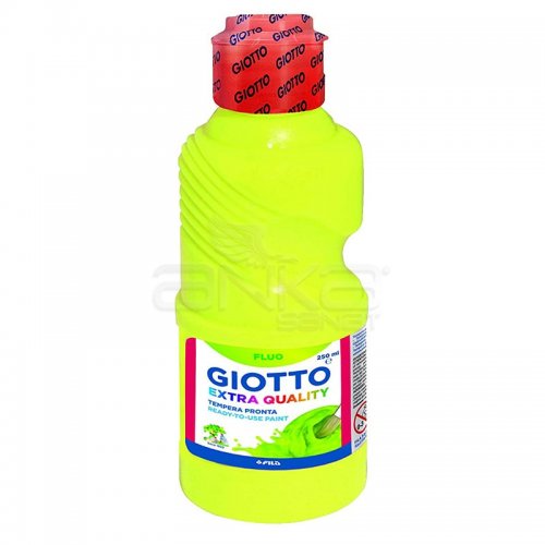 Giotto Extra Quality Guaj Boya 250ml 101 Fosforlu Sarı - 101 Fosforlu Sarı