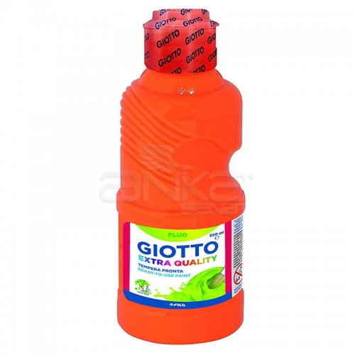 Giotto Extra Quality Guaj Boya 250ml 103 Fosforlu Turuncu - 103 Fosforlu Turuncu