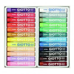 Giotto Olio Maxi - Yağlı Pastel (Silindir) 24 Renk – 293100 - Thumbnail